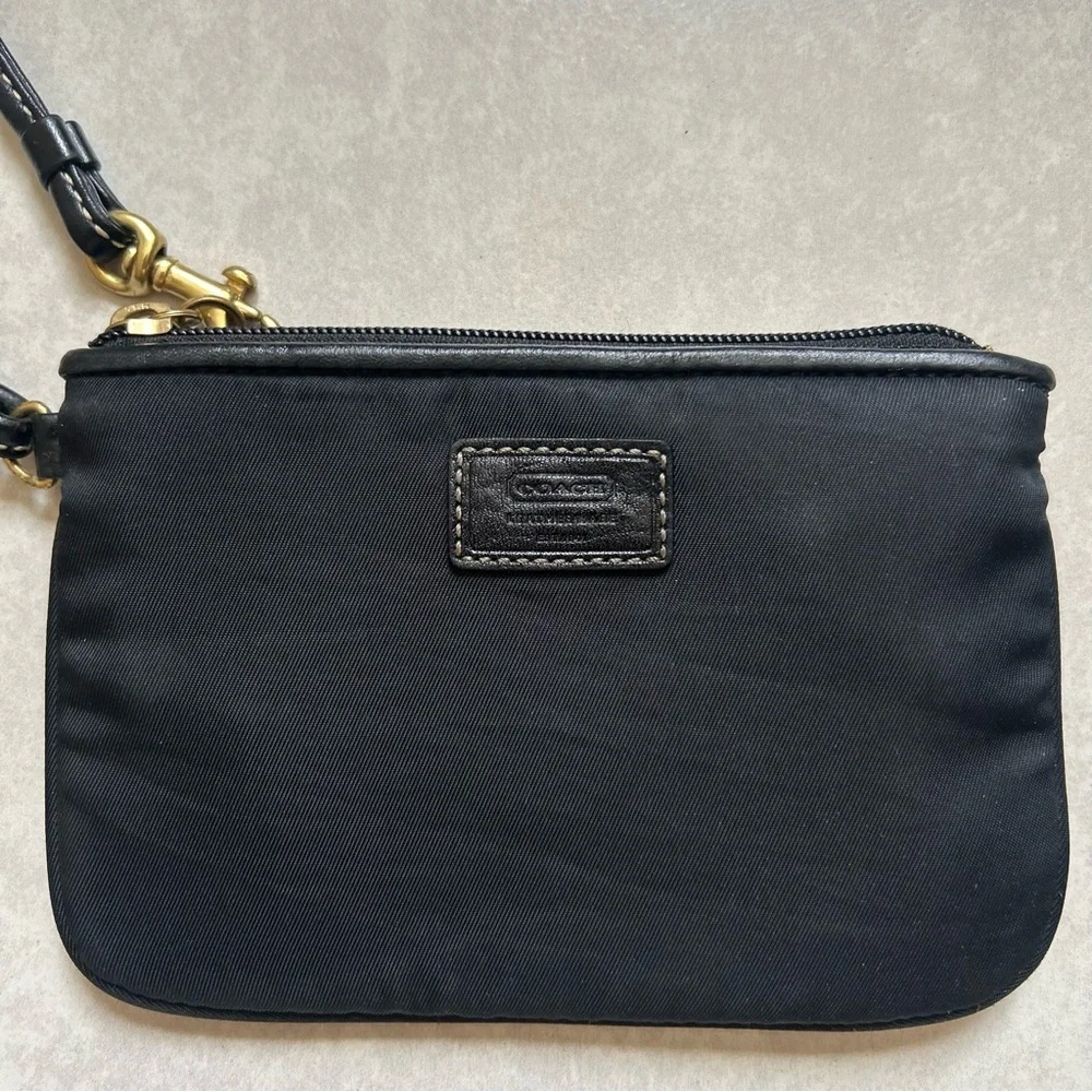 Coach Small Nylon Wristlet - Picture 13 of 13